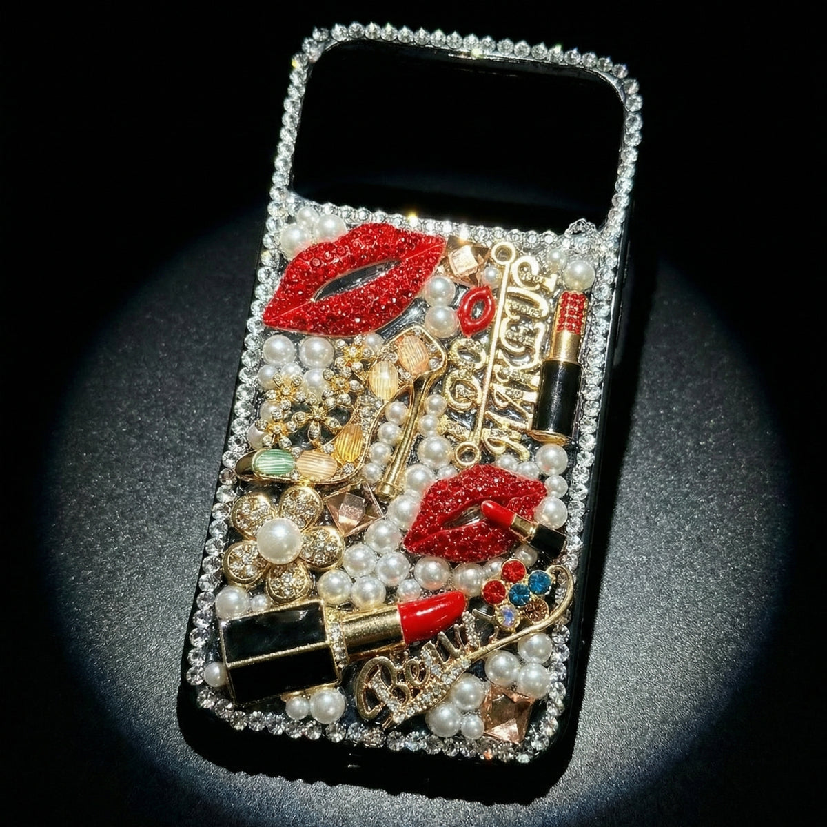 Luxury Makeup Bling Phone Case for iPhone 17 Pro Max