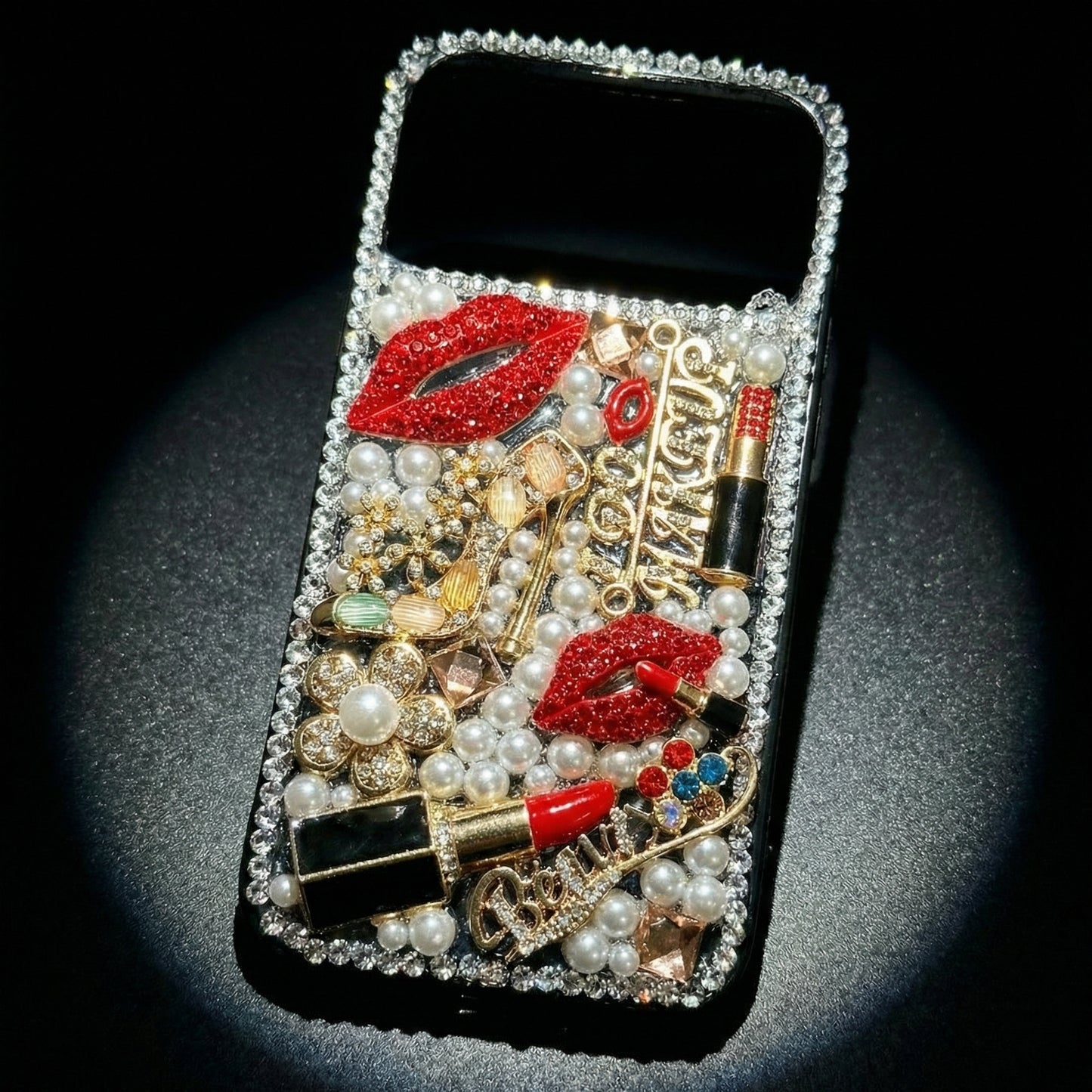 Luxury Makeup Bling Phone Case for iPhone 17 Pro Max
